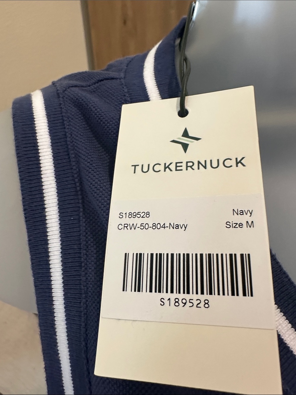 Tuckernuck pleated Navy Sleeveless V-Neck Tennis Dress with White Trim - Picture 2 of 4